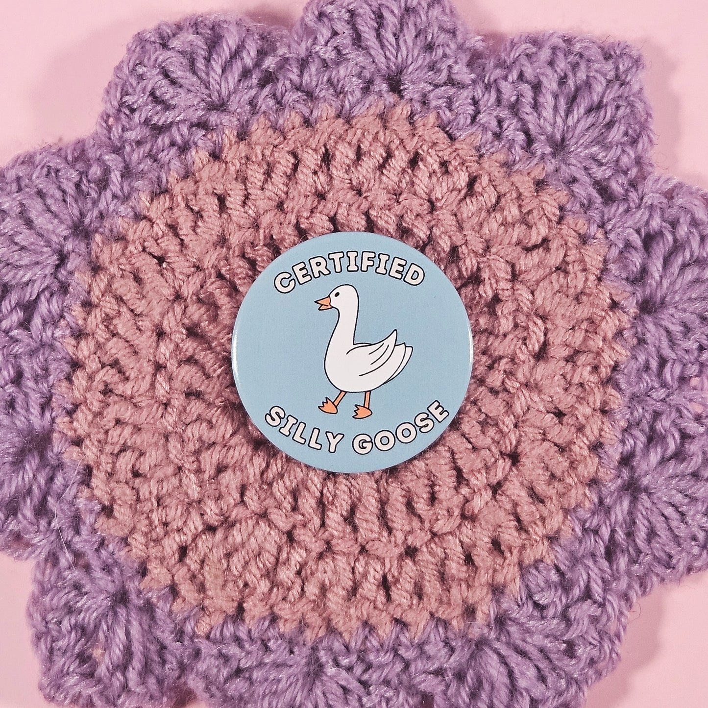 Certified Silly Goose Bundle Sticker AND Pin