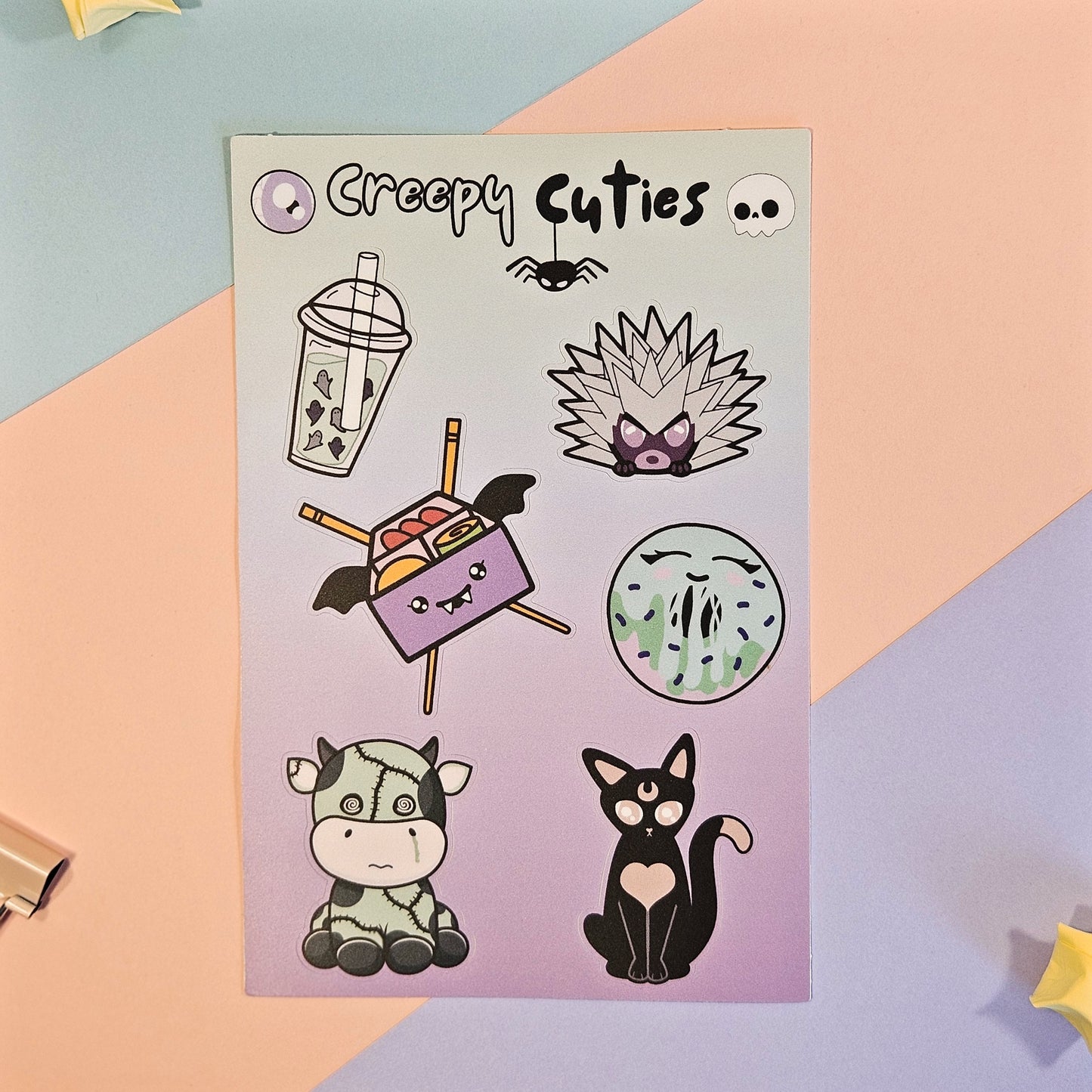 Creeps & Shrooms Sticker Sheets 2-Pack