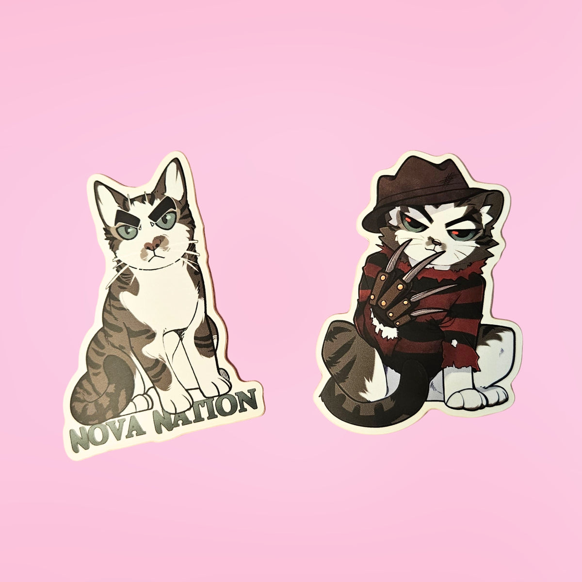 Nova as Freddy Krueger Waterproof Sticker (LIMITED EDITION)