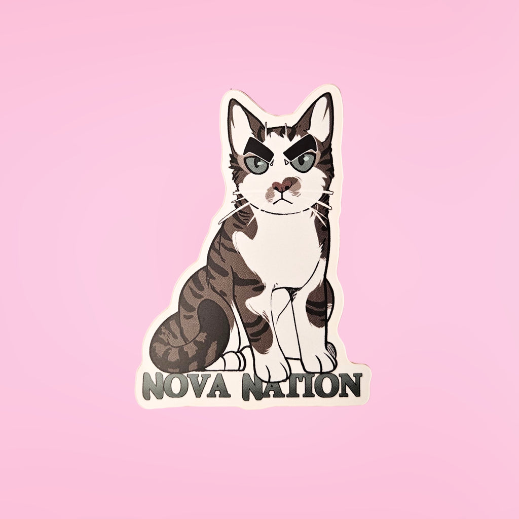 Nova Nation Waterproof Sticker