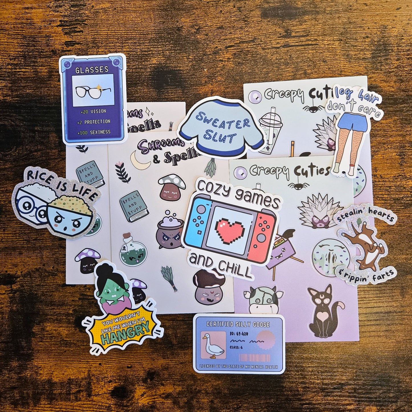 Cozy Games and Chill Waterproof Vinyl Sticker